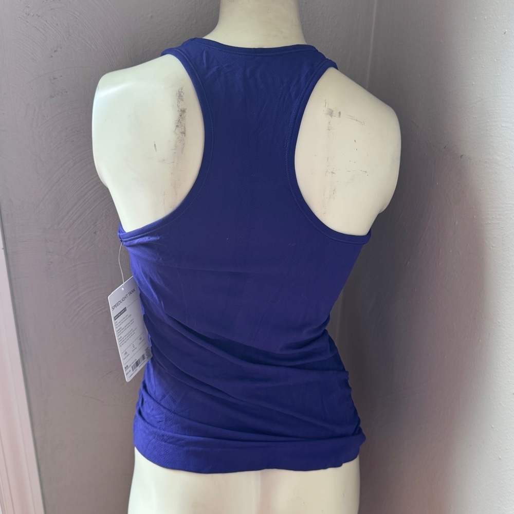 Athleta speedlight purple racer back tank top NWT size Xs - Picture 4 of 16